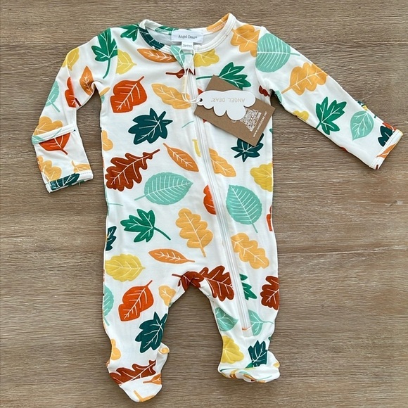 Angel Dear Baby Boy Girl Bamboo Footie Sleeper 0-3 months - Picture 1 of 3